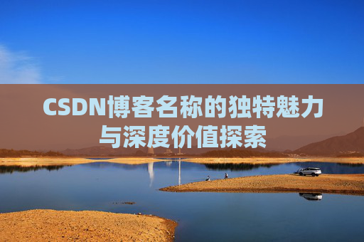 CSDN博客名称的独特魅力与深度价值探索